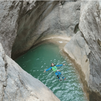 Barranc de Pinyana amb guia - Pirineos