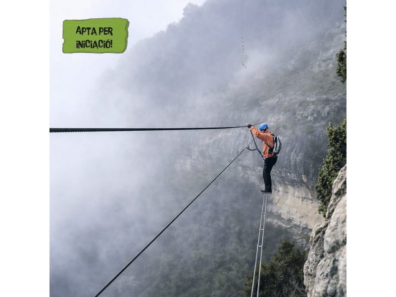 Via ferrata amb guía - Baumes corcades