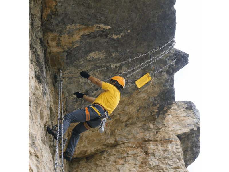 Via ferrata amb guía - Cinglera del Resistent