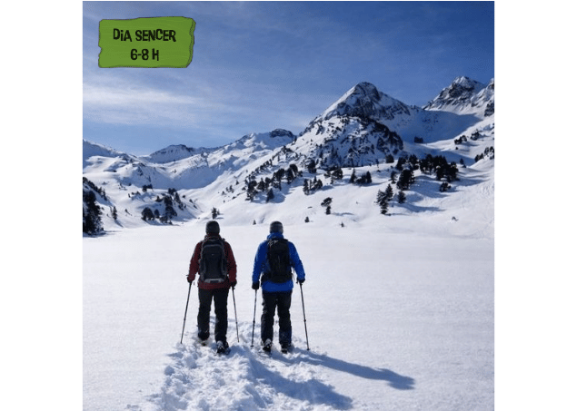 Ruta amb raquetes de neu amb guia al Pirineu al Estany de Bacivers