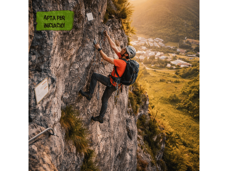 Via ferrata amb guía - Eth Aro de Arties