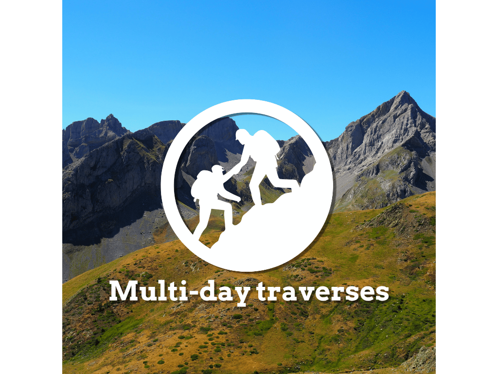 Multi-day traverses with a guide in the Pyrenees
