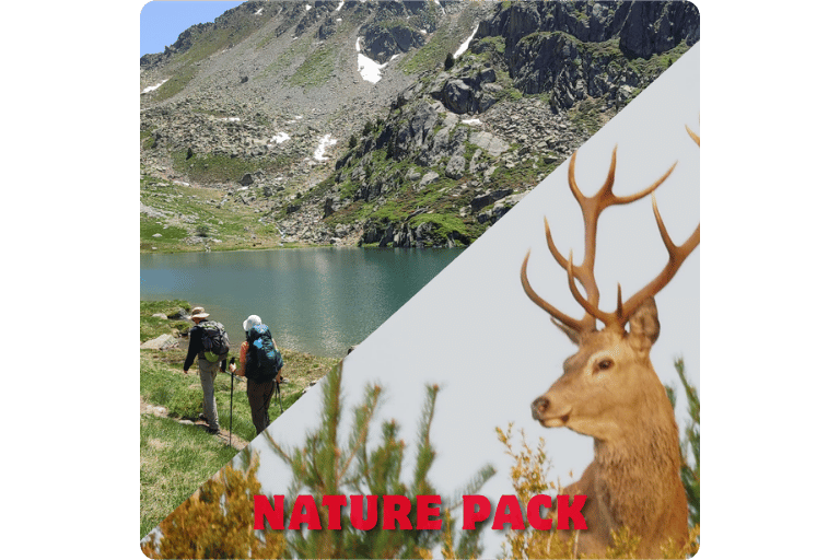 Pack that includes 2 activities at the best price: deer rut and hiking