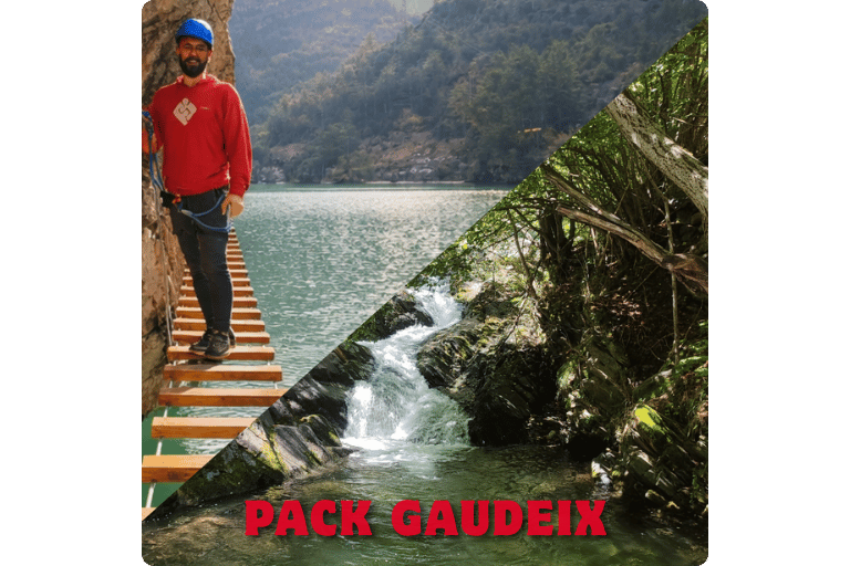 Pack de dues activitats a millor preu: Via ferrata i senderisme aquàtic