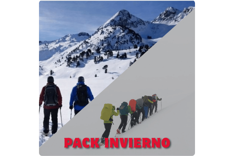 Pack de dos actividades a mejor precio: ruta con raquetas de nieve y formación en rescates en nieve