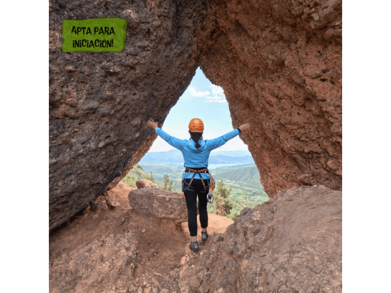 Via ferrata con guía - Roca Foradada - La Pobla de Segur