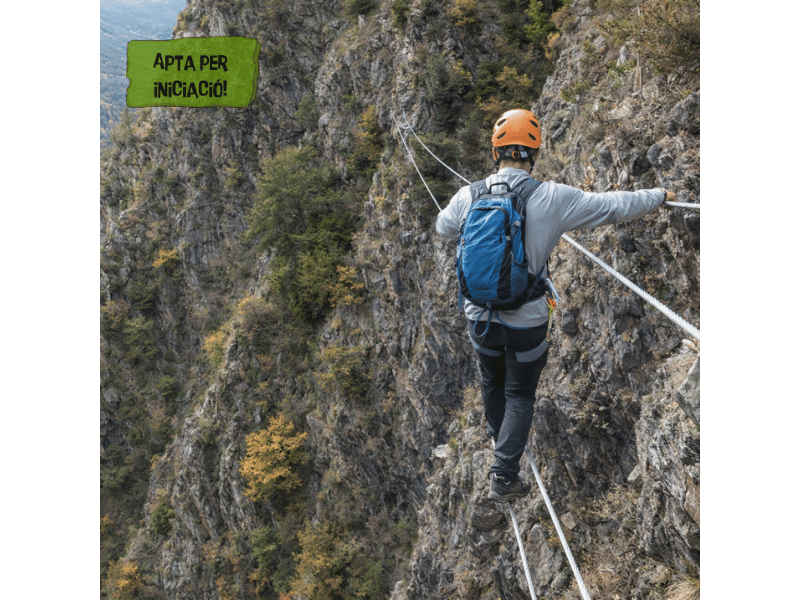Via ferrata amb guía - Salt del Botanal - Alins