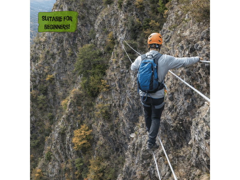 Via ferrata with a guide - Salt del Botanal - Alins