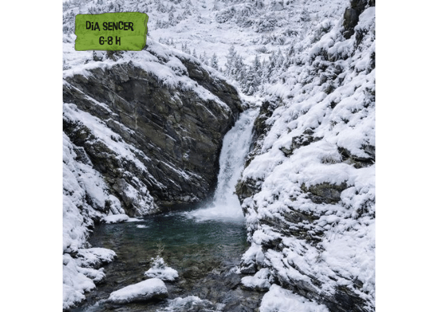 Ruta amb raquetes de neu amb guia al Pirineu, fins al Salt del Rus