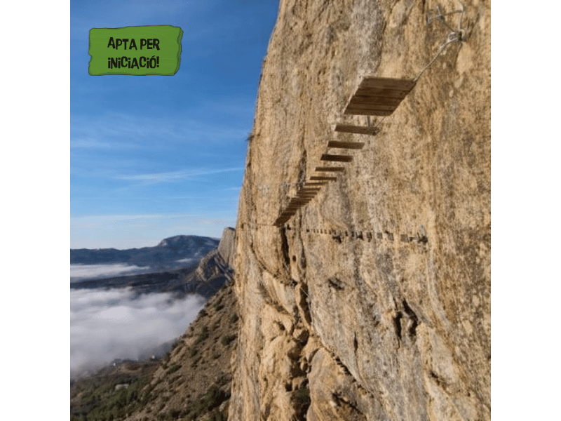 Via ferrata amb guía - Serra de les Canal