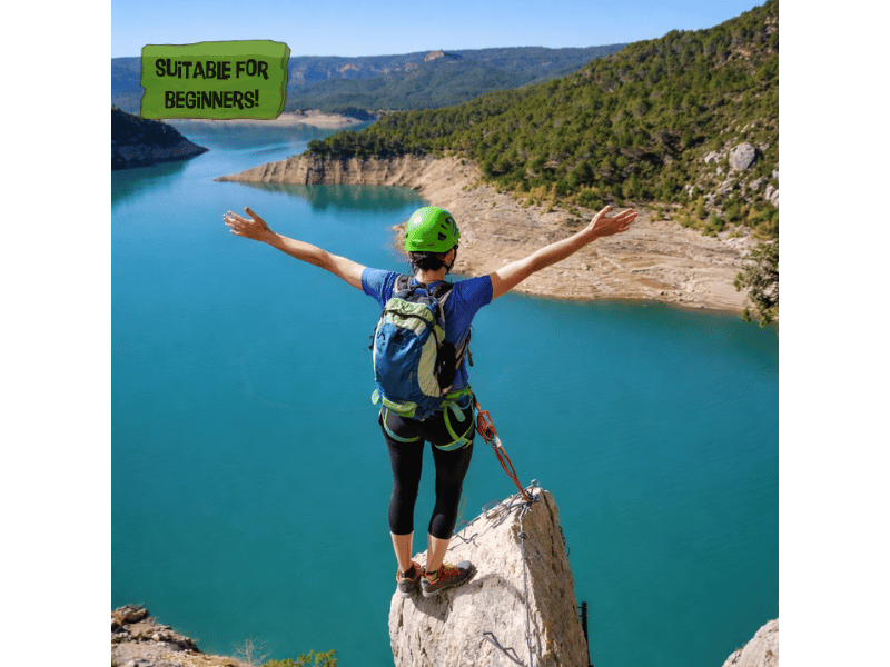 Via ferrata with a guide - Teletubbies