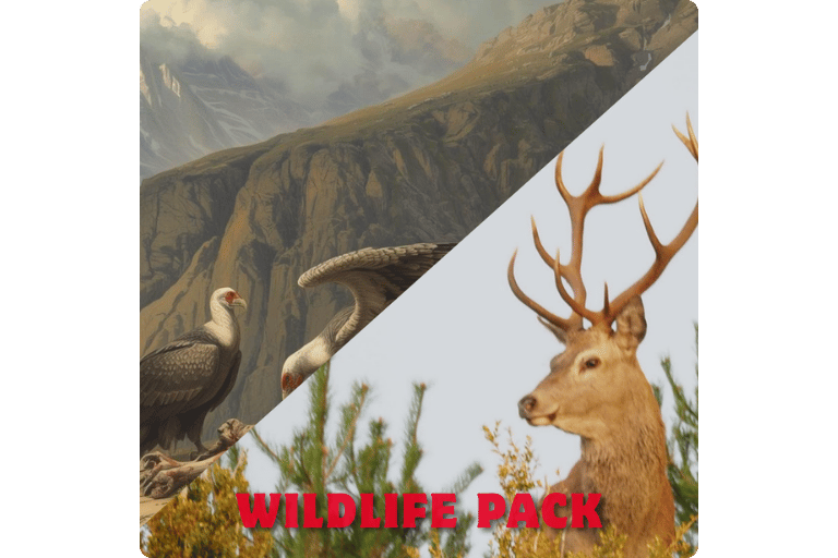 Pack that includes 2 activities at the best price: Deer rut and scavengers observation